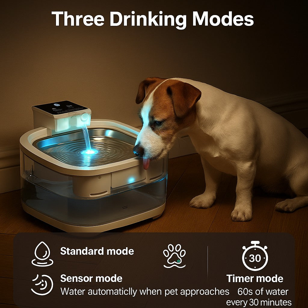 HydroPaws Wireless Pet Fountain- 4.5L Stainless Steel (Fast US Shipping ONLY)