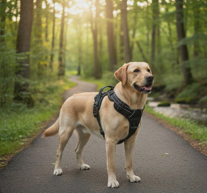 SafeStride™ Reflective No-Pull Harness + Leash Set