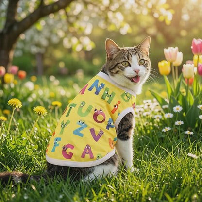SunnyPaws™ Spring Tee – Small Dog & Cat Shirt