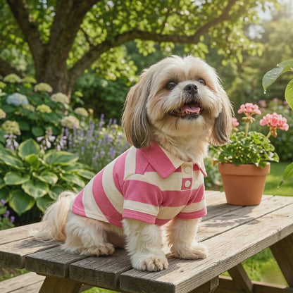 Coastline™ Pet Polo – Classic Shirt for Dogs (XS–S Fits Many Cats)