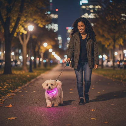 HaloGlow™ LED Pet Collar – Fast U.S. Shipping (3–5 Days)