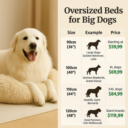 Super Soft Donut Pet Bed - Round Comfort Nest