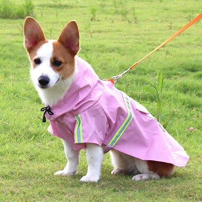 PuddlePaw™ Waterproof Dog Rain Jacket: Small–Medium Breed Fit